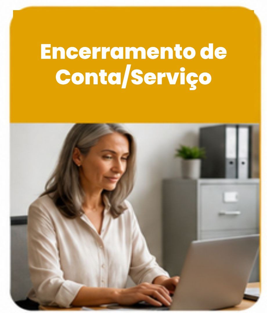 Encerramento de Conta/Serviço